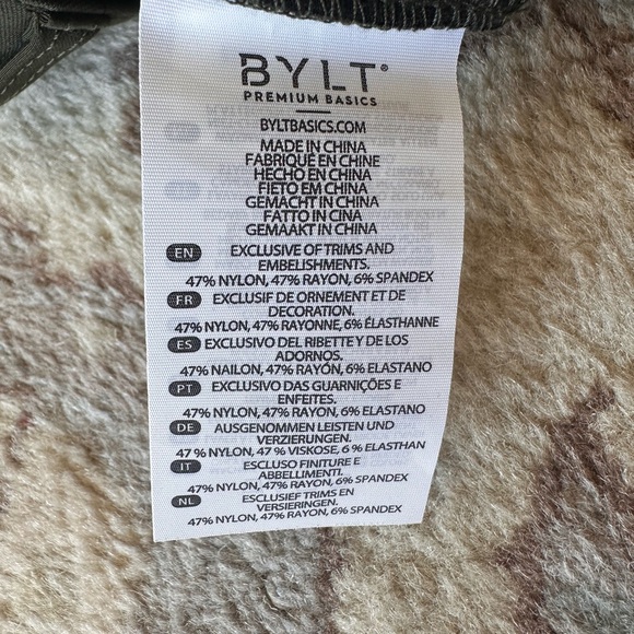 BYLT Basics Olive Green Men’s Jogger Pants - Picture 5 of 5